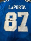 Sam LaPorta Detroit Lions Nike NFL Jersey Autographed Beckett Witnessed (XL)