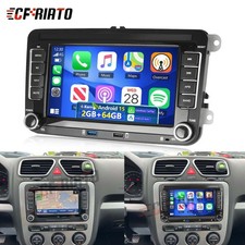 Für VW Scirocco Android 15 Apple Wireless Carplay Autoradio GPS RDS WIFI 2*USB