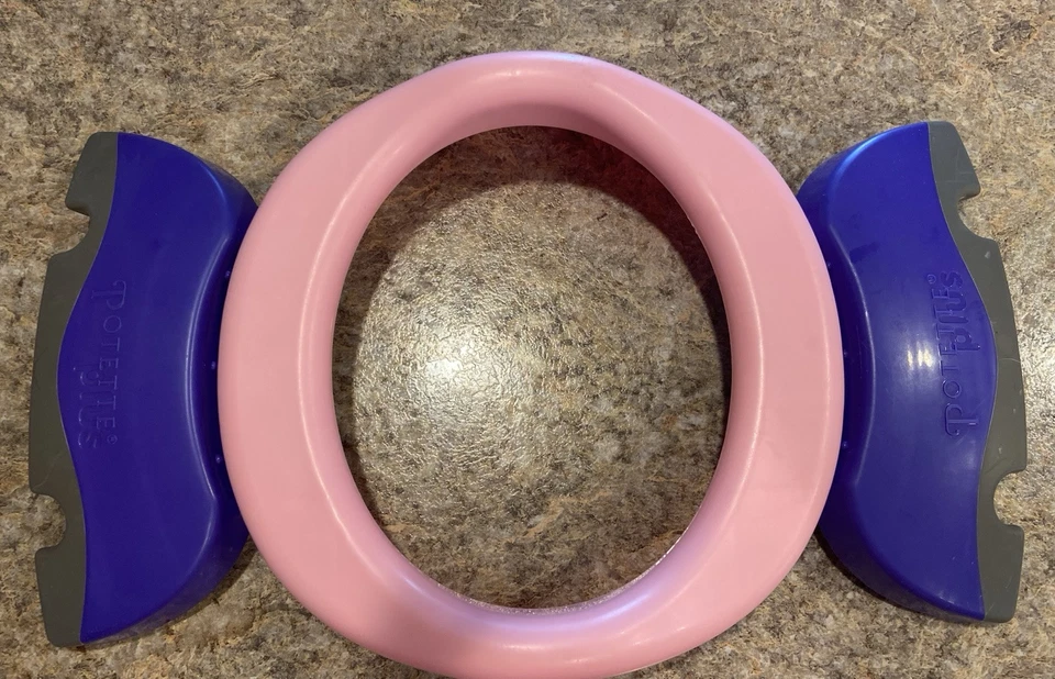 Asiento entrenador de viaje Potette Plus 2 en 1 rosa Foto 3 de 4