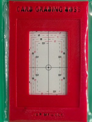 RED Card Grading Boss  for PSA BGS SGC With Card Centering Tool-Best Tool Out!