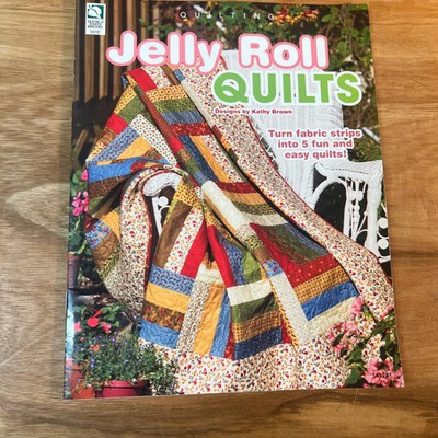 House of White Birches Jelly Roll Quilts Pattern Book 5 Projects Beginner Sewing