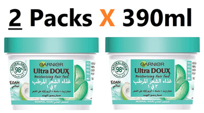 Garnier Ultra Doux Moisturising Aloe Vera 3-in-1 Hair, For Normal Hair(2X390 ml)