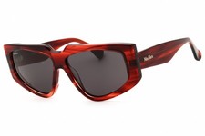 MAX MARA MM0125-68A-58 Sunglasses Size 58mm 140mm 13mm RED SUNGLASSES NEW SUNG