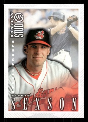 Richie Sexson Cleveland Indians 1998 Studio Silver Press Proof #195