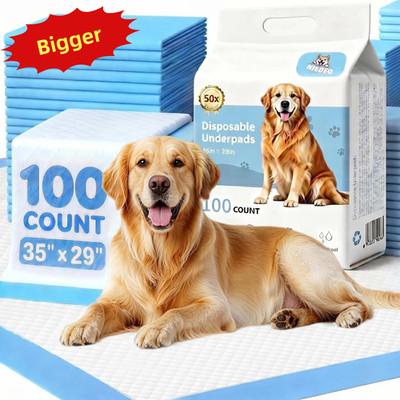 35*29inch  Super Absorbent & Leak-Proof  Thicken Quick Dry  Puppy  Pee Pads