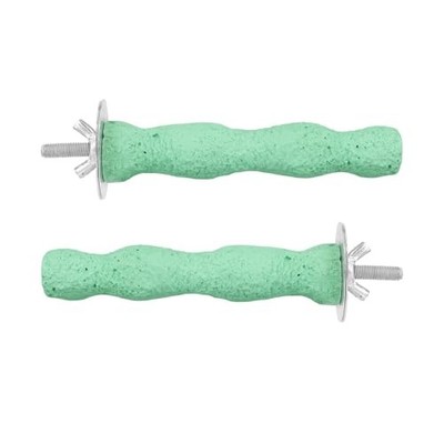 2pcs Bird Beak Grinding Stone, Resin Anti-Slip Beak Grinder Stone Perches Bird