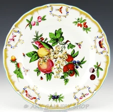 Mottahedeh DUKE OF GLOUCESTER FRUIT 10-1/8" DINNER PLATE Motif B Mint /2 Ava.