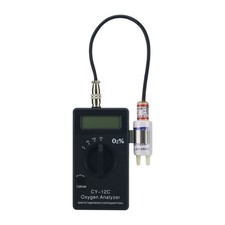 CY-12C Handheld Oxygen Analyzer O2 Analyzer Measures 0-100% Oxygen Concentration