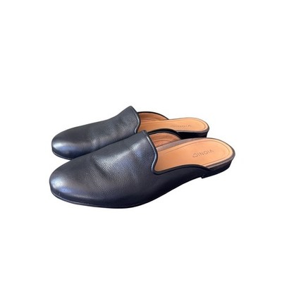 Vionic Willa Slip-On Mule Black Leather Size 9.5