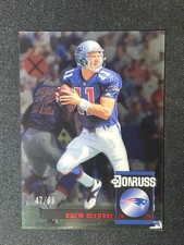 2024 Clearly Donruss #17 Drew Bledsoe Clearly Retro 1994 Red #/99