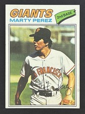 1977 Topps #438 Marty Perez San Francisco Giants