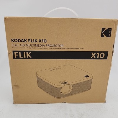 NEW Kodak FLIK X10 Home Projector, 1080p Portable Home Theater Projector 