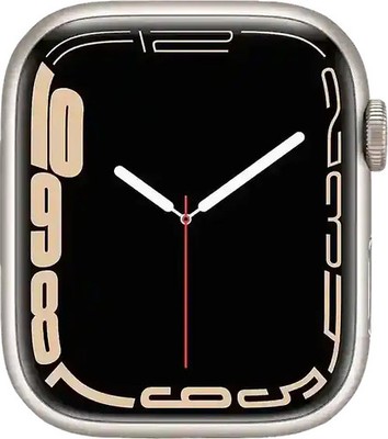 Apple Watch Series 7 41 mm Aluminiumgehäuse polarstern [Wi-Fi] OHNE ARMBAND