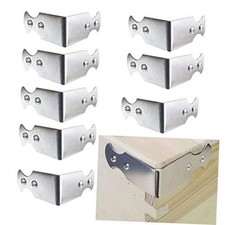 8 Pcs Metal Corner Protector for Furniture, Decorative Corner Brackets for