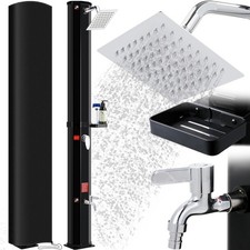 Solardusche Gartendusche 35L Solar Warmwasser Regenduschkopf Wasserhahn