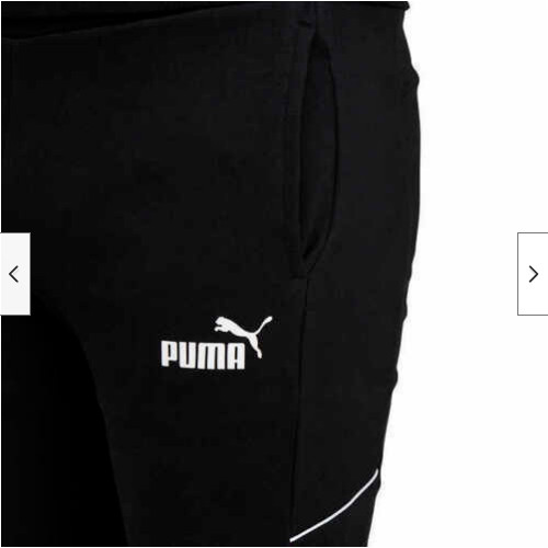 Puma Men's FLEECE LINED Jogger Sweatpants Active Pant COLOR BLACK SIZE M