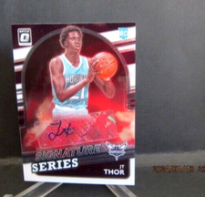 JT Thor RC 2021-22 Panini Optic O Signature Series Rookie Autograph!Hornets F RC