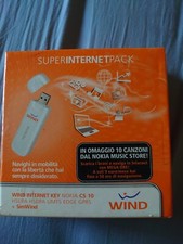 Wind 12 Super Internet Pack Chiavetta USB Nokia CS 10 Hsupa HSDPA Edge GPRS SIM 