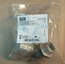 Hubbell NHC1022 Aluminum Cord Connector 1/2" NPT Hub Cable Gland .25-.375" 