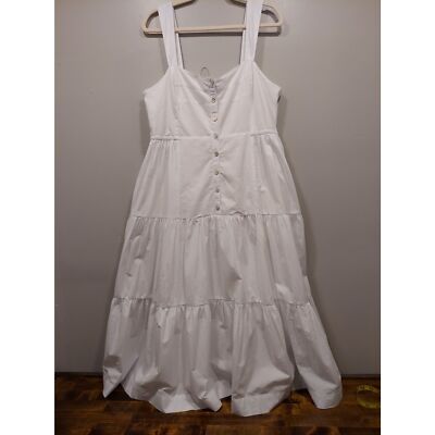 chinese dress ladies Madewell Women's Stripe Tiered Maxi Dress, Blue/White Stripe, 6 at Amazon  Women's Clothing store main image 0