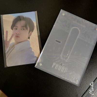 BTS Proof Album Unreleased JUNGKOOK Selfie photo card 1P + acrylic