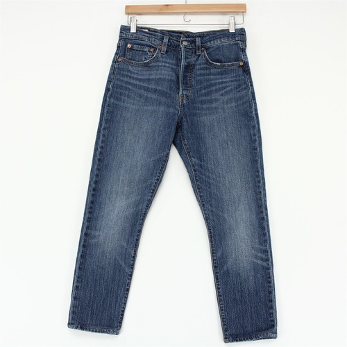 Levis 501 S Skinny Jeans Womens W27 L 28 Blue Medium Wash Low Stretch Denim  | eBay