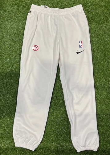 Nike Authentics Atlanta Hawks NBA Joggers Men's Large Bone White DN6750-027 - product listing photo