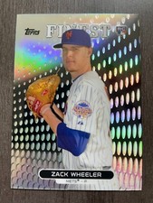 2013 Topps Finest Zack Wheeler REFRACTOR RC Rookie Card #71 New York Mets. rookie card picture