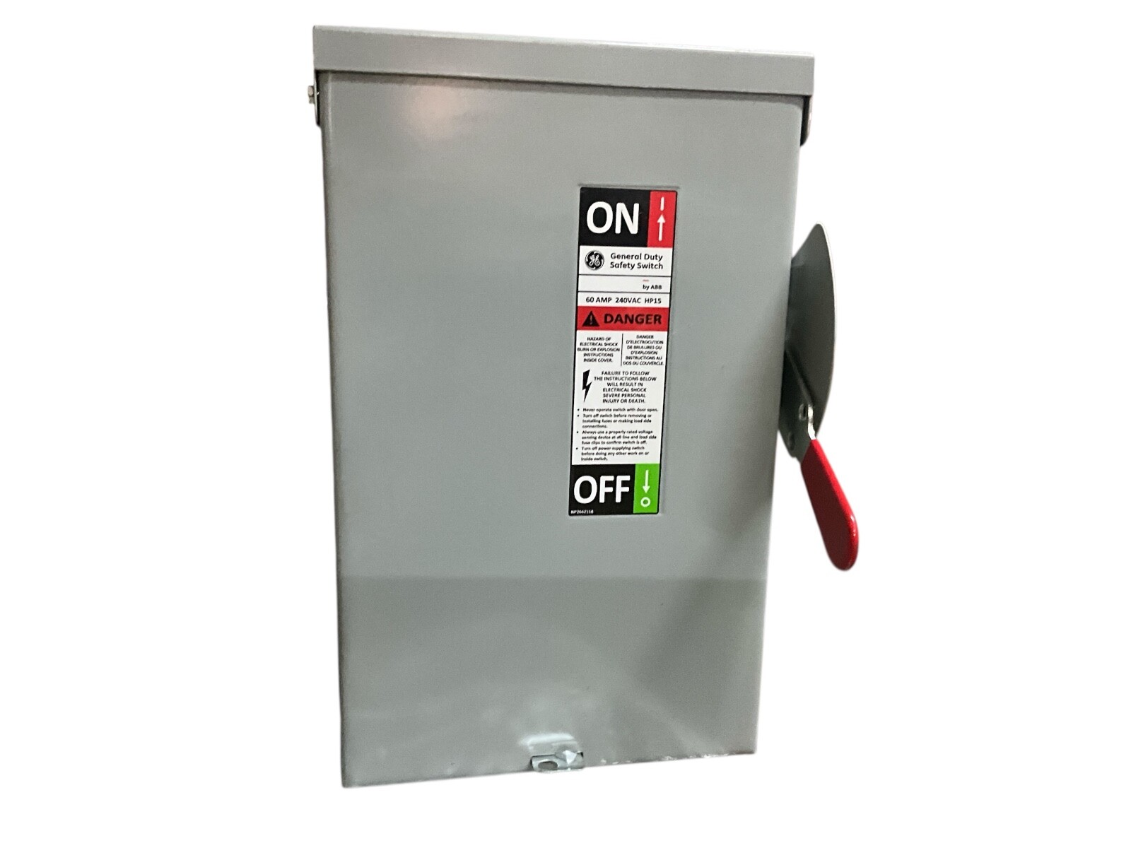 GE TG3222R 60 Amp 3-Pole 240V Safety Switch