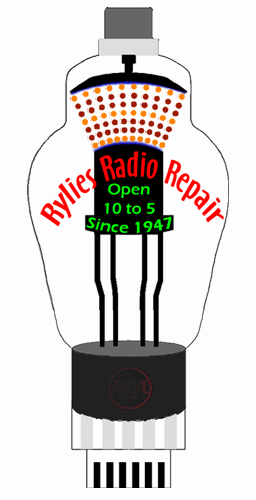 RYLIES RADIO REPARACIÓN LETRERO DE NEÓN ANIMADO ESCALA O - FLASHES MILLER ENGR, ¡Y MÁS! - Imagen 1 de 1