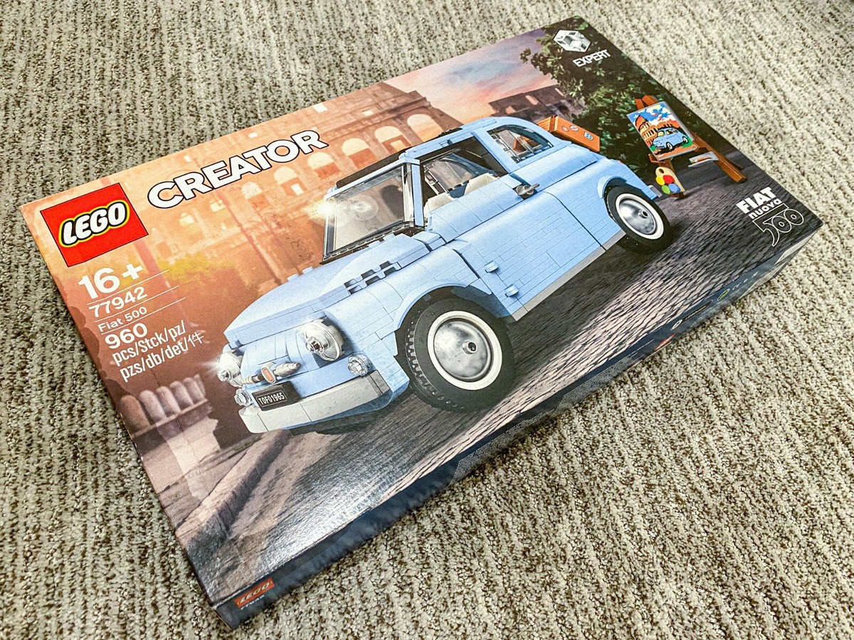 Lego Fiat 500 Lupin LEGO 77942 Creator Expert Fiat 500 Baby Blue
