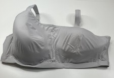 Breezies NWT comfort zone full coverage wirefree t-shirt gray 44D bra O8