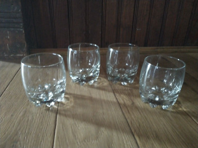 Barmioli Rocco Galassia Sort Tumbler Rock Glasses Italy 3.5  Set Of 4