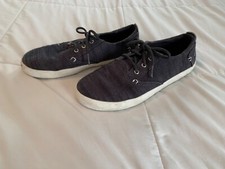 Sperry Top Sider Boys Bodie Lace Up Casual Shoes 5 M Youth Charcoal