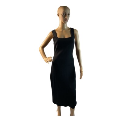 All Row Women's Black Rib Knit Sleeveless Midi Dress Size XL MODIFIED | eBay All Row Women's Black Rib Knit Sleeveless Midi Dress Size XL MODIFIED | eBay