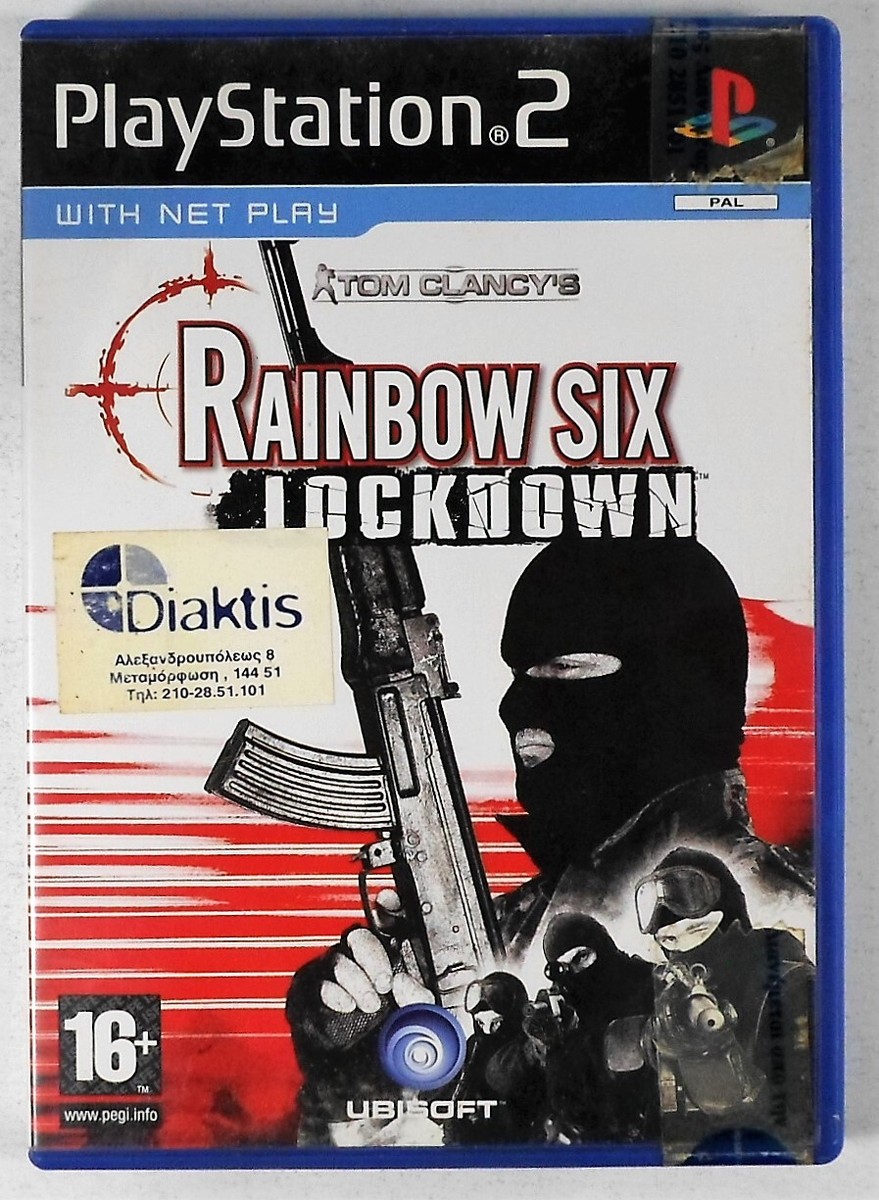 SONY PLAYSTATION 2 PS2 PAL EUROPE RAINBOW SIX LOCKDOWN COMPLETE