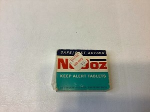 Vintage 1968 No Doz Box NO Tablets