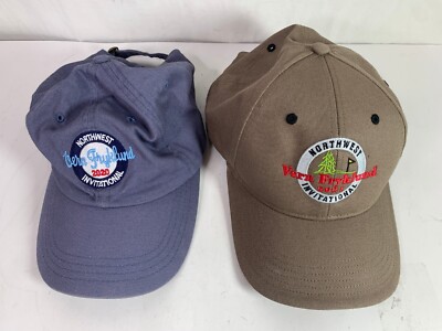 Vern Fryklund 2020 2021 Northwest Invitational Golf Tournament Cap Hat Lot of 2