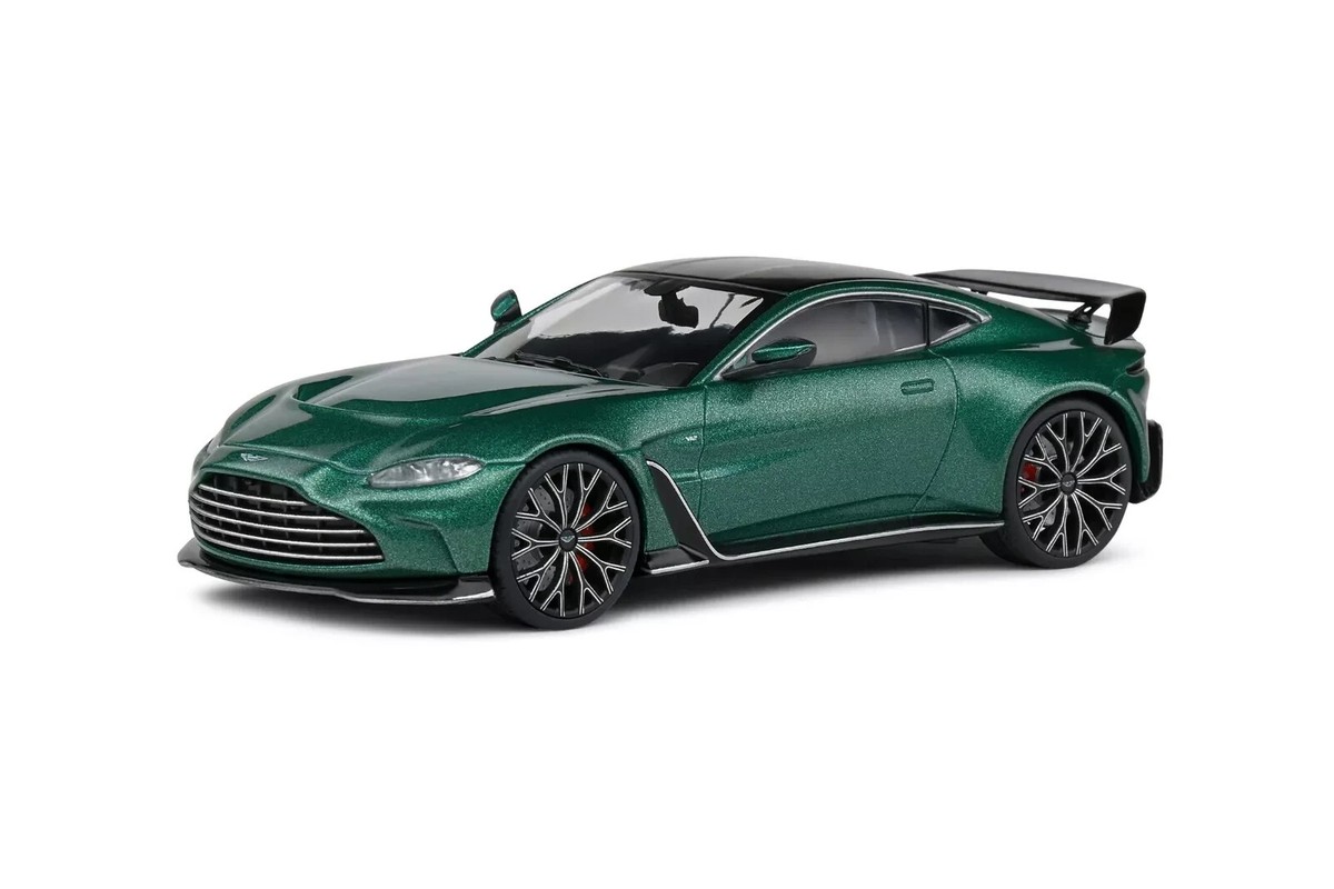 1/43 Aston Martin V12 Vantage 2023 Green Met. Diecast Model Car