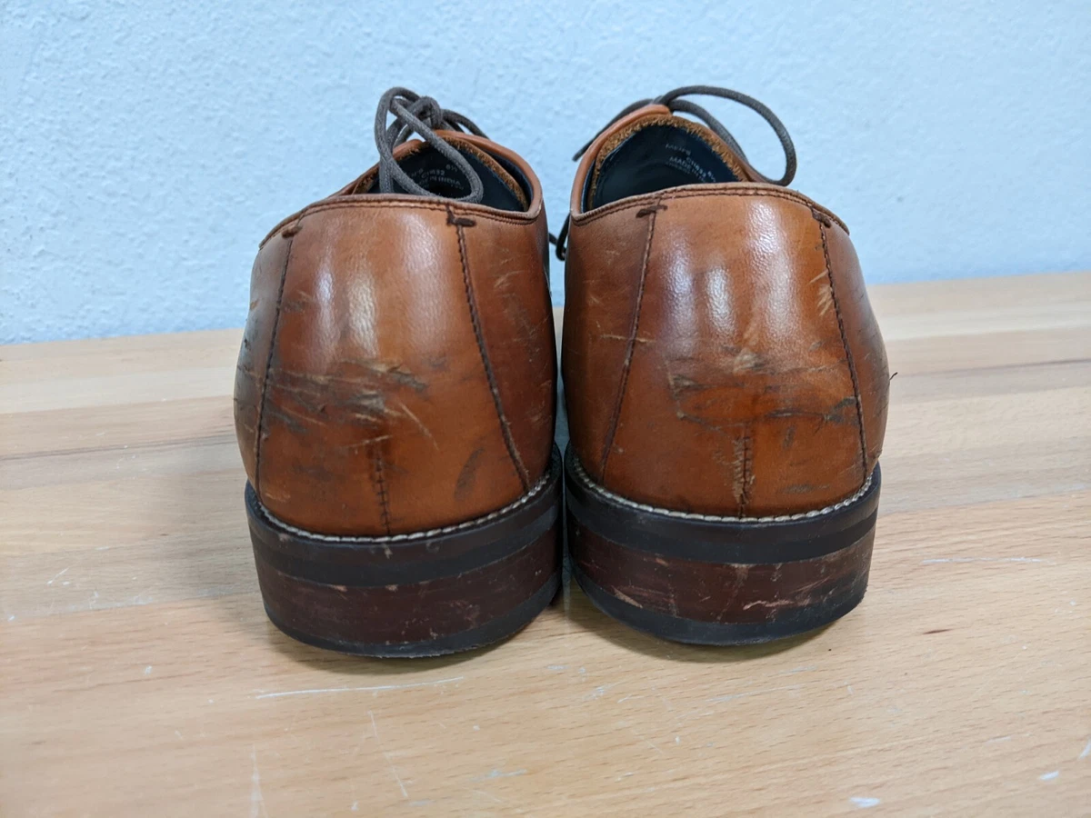 READ Cole Haan Lenox Hill Cap Oxford British Tan Dress Shoes