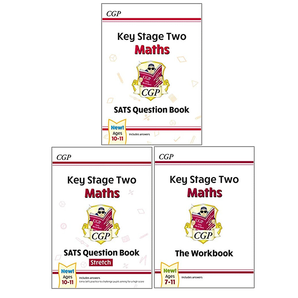 KS2 Maths Targeted SATS Question Book 3 Books Collection Set (Standrad,Advanced)