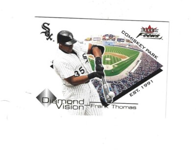 2001 Fleer Focus Diamond Vision #14 Frank Thomas CHICAGO WHITE SOX
