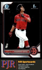 2022 Bowman #BCP-134 Eduardo Lopez  Chrome Prospects Boston Red Sox