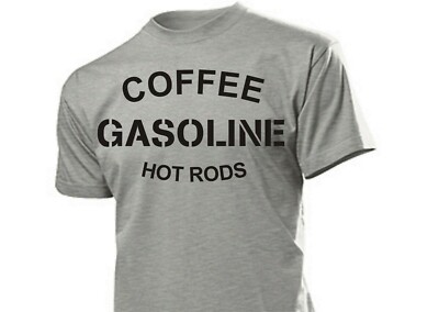 Caldo Rods Caffè Benzina Caldo Rods T-Shirt Rat Rod Vintage V8 Big Block Old ...