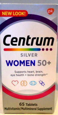 Centrum Silver Women 50+ For Heart Brain Eye Health 65 ct. Tablets