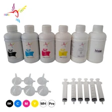 500ml DTG textile ink for Epson Rioch Mimaki Fuji Konica Nozzle Flatbed printer 