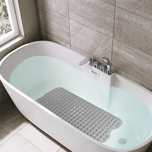 Extra Large Shower Mat Non-Slip Bathtub Strong Suction Grip Anti-Mold Rubber Mat - Picture 13 of 21