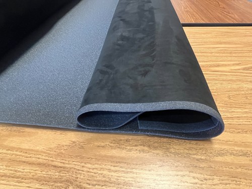 Foam backed faux suede headliner repair fabric-Black- BY THE YARD - Picture 3 of 5