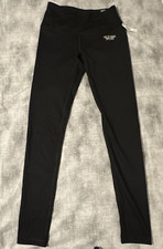 Victoria's Secret Sport Solid Black Angel Leggings Size XS NWT