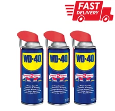 Multi Purpose Original WD-40 Formula 12oz Lubricant Spray 3-PACK w/. Smart Straw
